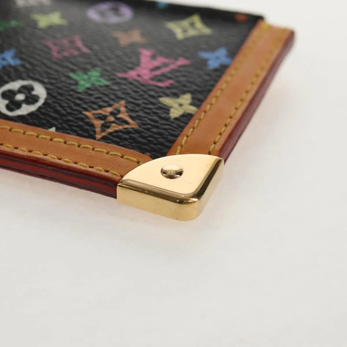 Louis Vuitton Pochette Clés Monogram Canvas, Black, Canvas, Wallet