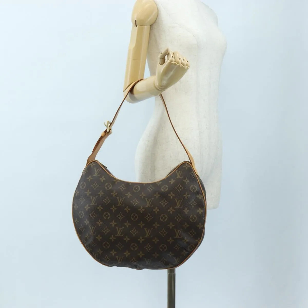 Louis Vuitton Croissant Monogram, Brown, Canvas, Shoulder Bag