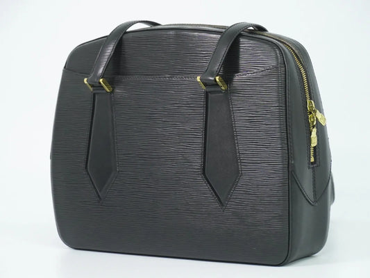 Louis Vuitton Voltaire Epi leather, Black, Leather, Shoulder Bag