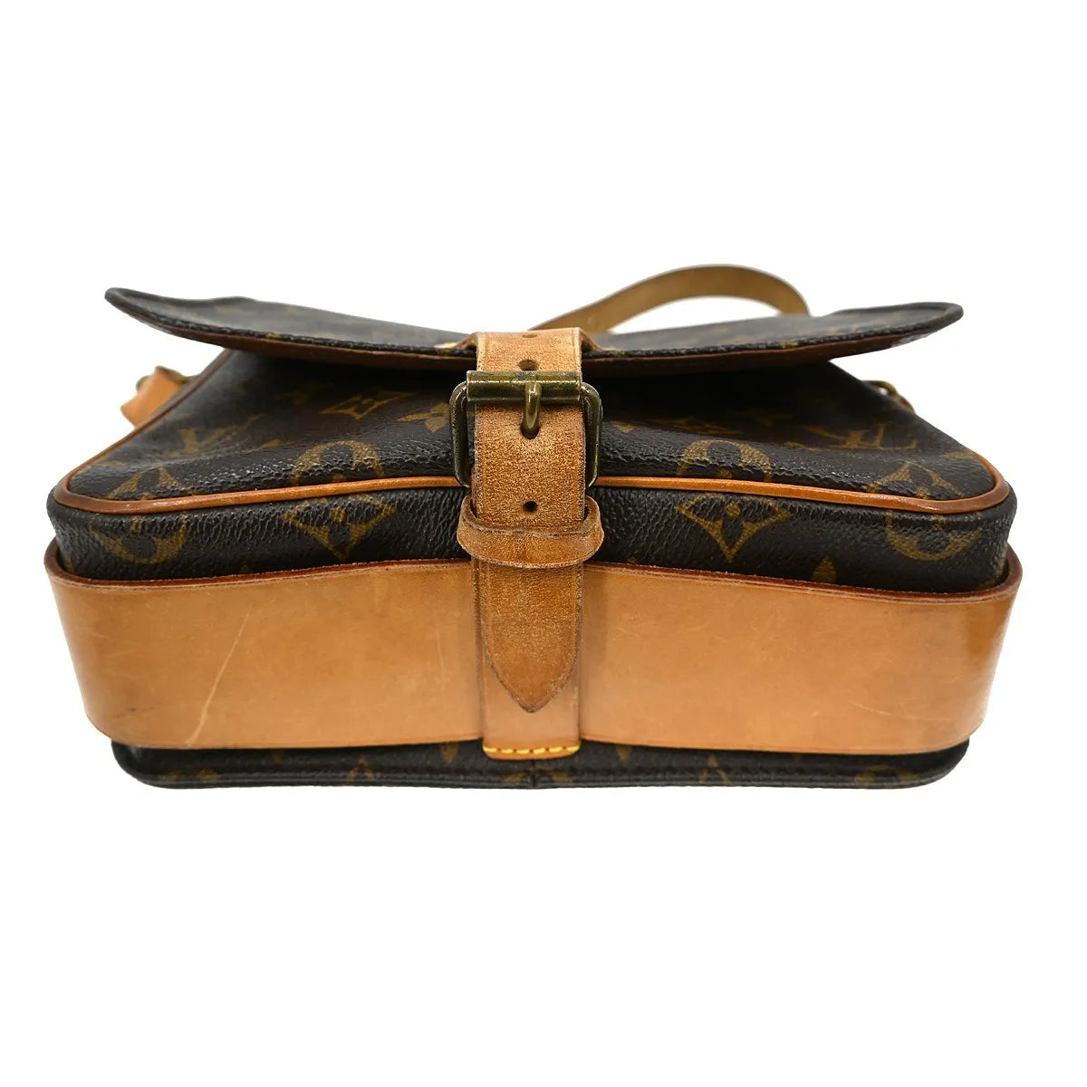 Louis Vuitton Cartouchiere Monogram Canvas, Brown, Canvas, Shoulder Bag