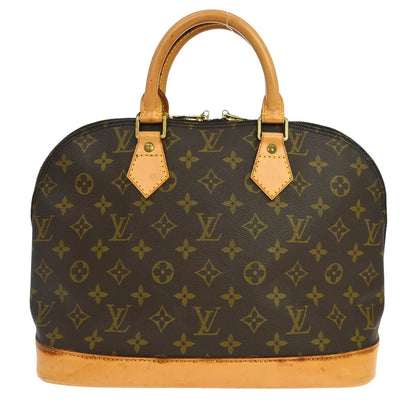 Louis Vuitton Alma Monogram, Brown, Canvas, Handbag