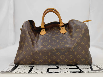 Louis Vuitton Speedy Monogram Canvas, Brown, Canvas, Handbag