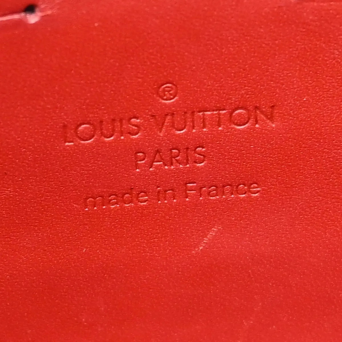 Louis Vuitton Rossmore Monogram Vernis, Red, Patent Leather, Shoulder Bag
