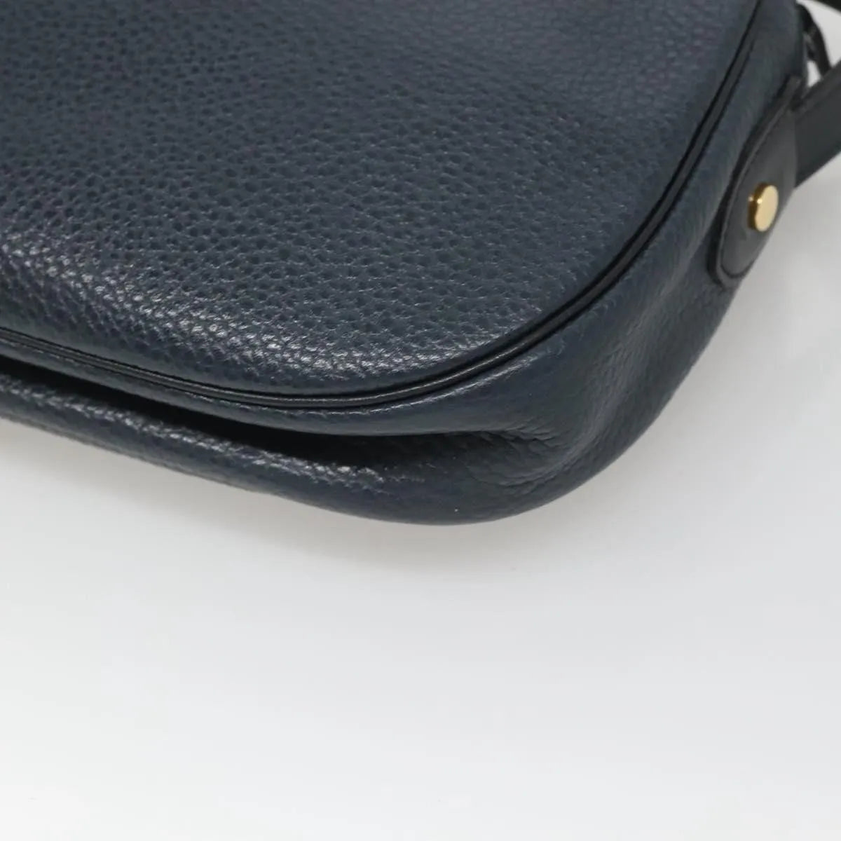 Christian Dior Vintage Leather, Navy, Leather, Shoulder Bag