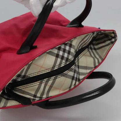 Burberry Blue Label Nylon, Pink, Nylon, Tote Bag
