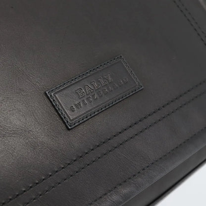 Bally Vintage Leather, Black, Leather, Shoulder Bag