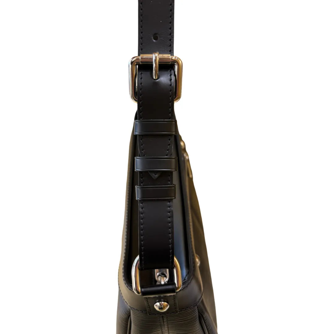 Louis Vuitton Nocturne Epi Leather, Black, Leather, Handbag