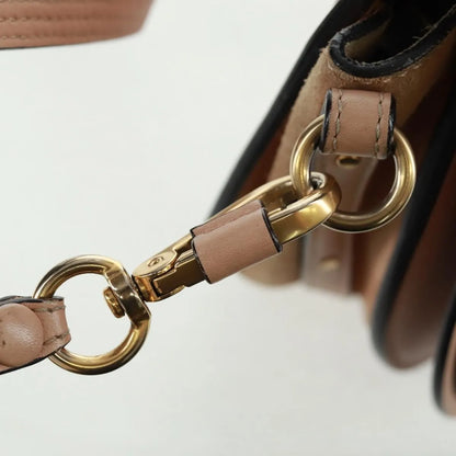 Chloe Nile Leather, Pink, Leather, Handbag
