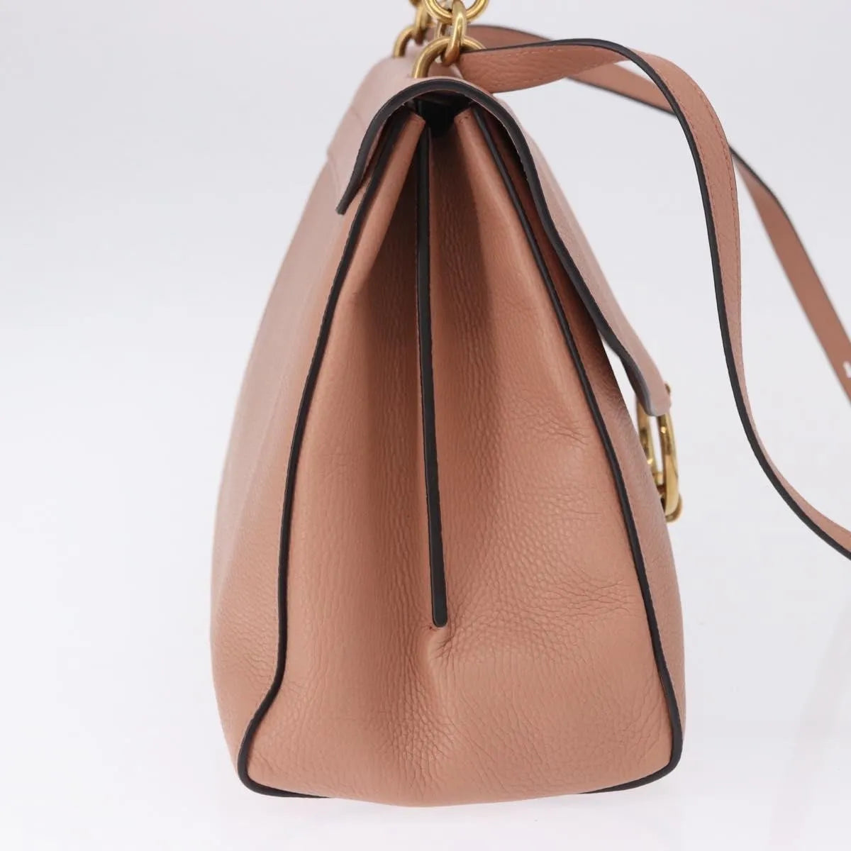 Salvatore Ferragamo Margot Satchel Leather, Pink, Leather, Handbag