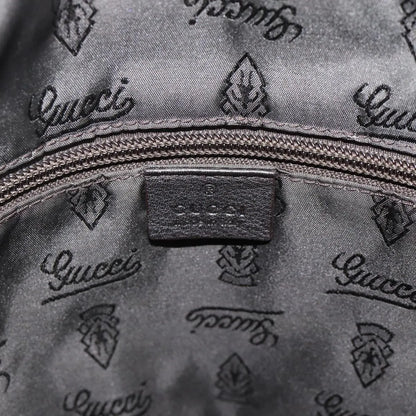 Gucci Front Zip Messenger Guccissima Leather, Black, Leather, Shoulder Bag