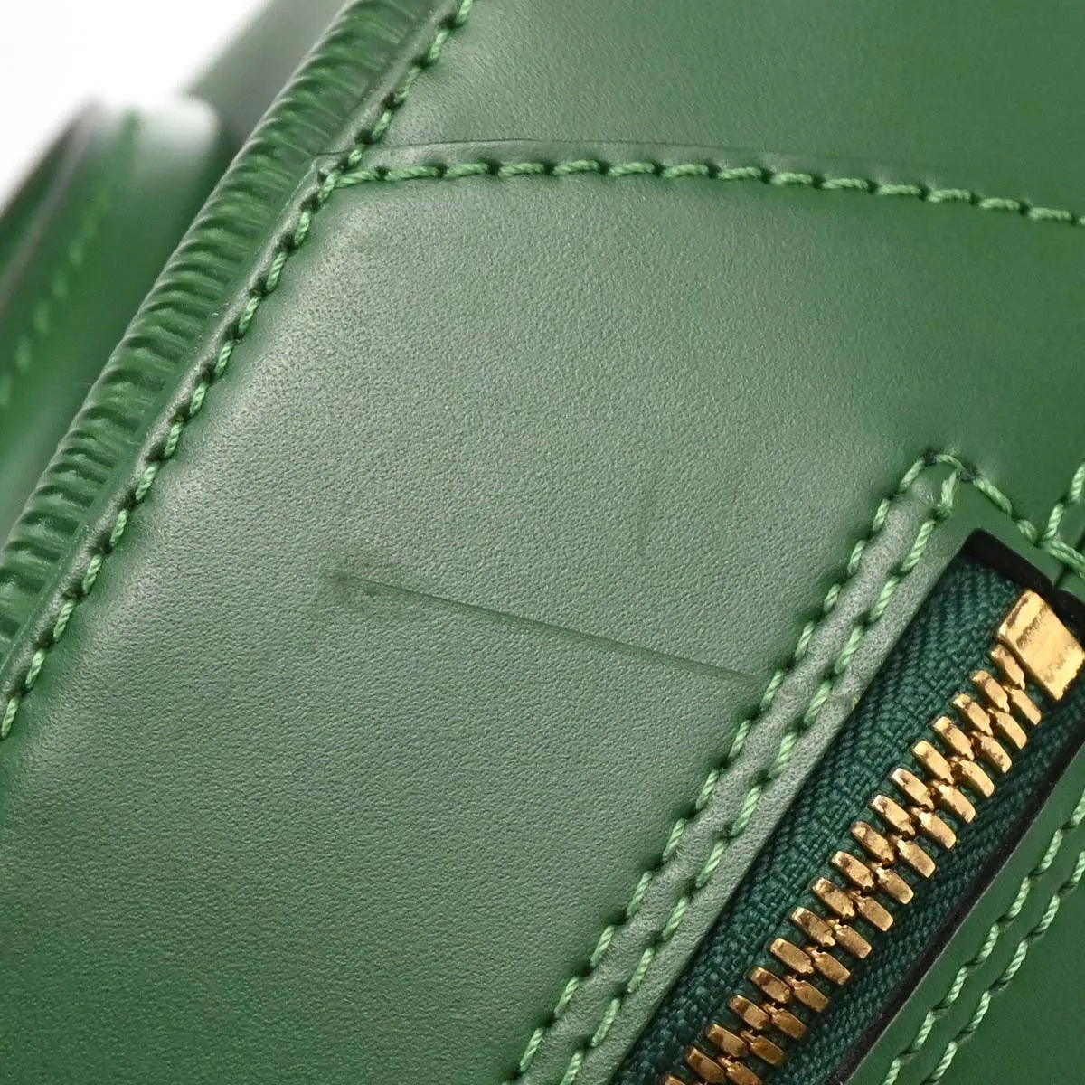Louis Vuitton Sablons Epi Leather, Green, Leather, Handbag