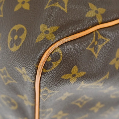 Louis Vuitton Keepall Monogram, Brown, Canvas, Travel Bag