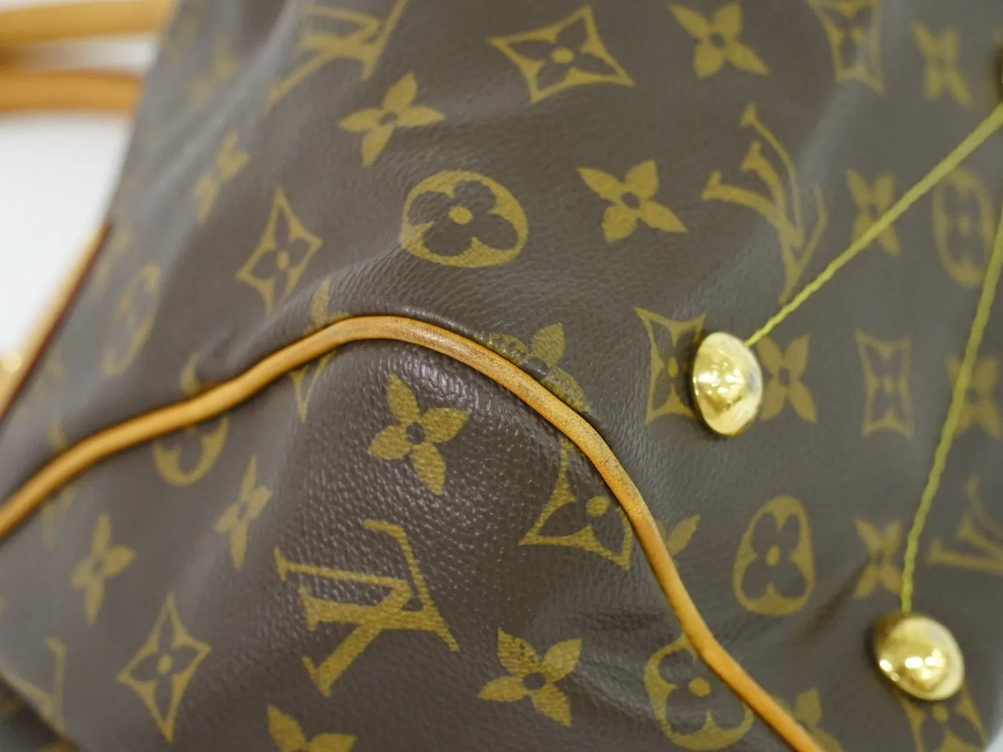 Louis Vuitton Tivoli Monogram Canvas, Brown, Canvas, Handbag