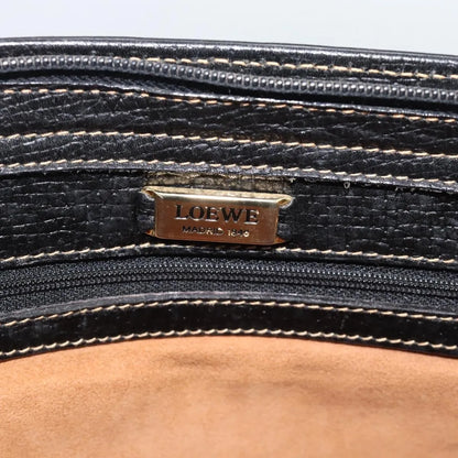 Loewe Vintage Leather, Black, Leather, Tote Bag