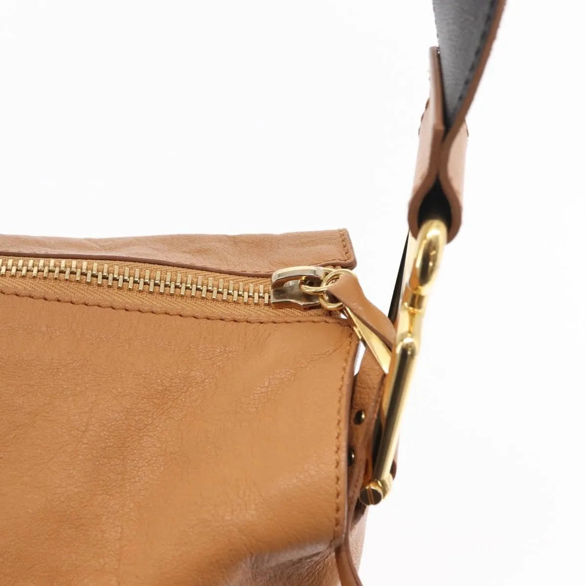 Chloe Vanessa Leather, Brown, Leather, Shoulder Bag