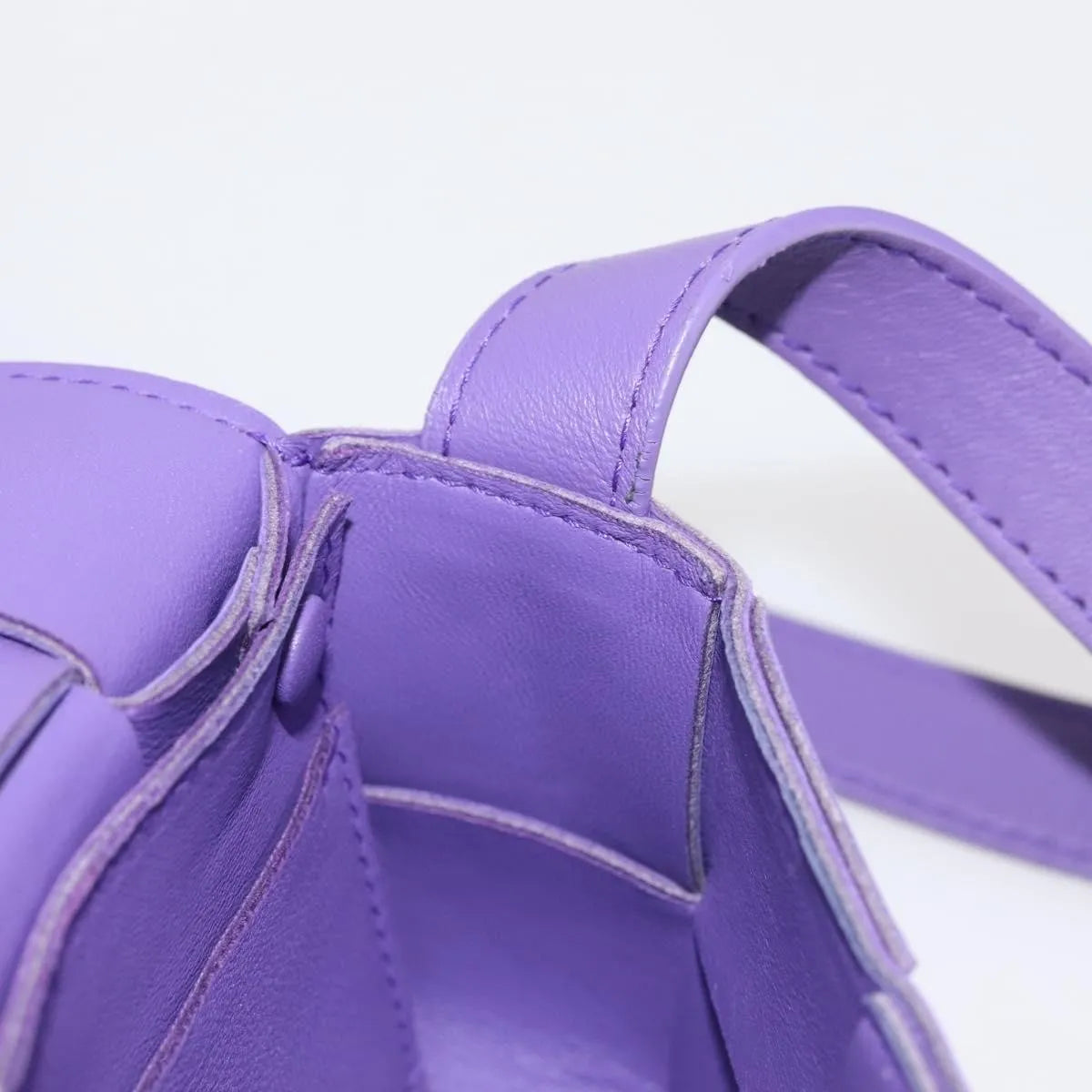 Bottega Veneta Cassette Maxi Intrecciato Leather, Purple, Leather, Clutch