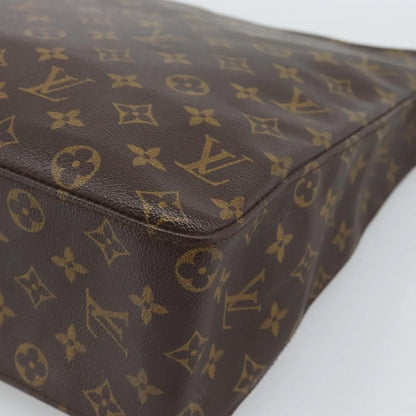 Louis Vuitton Looping Monogram Canvas, Brown, Canvas, Handbag