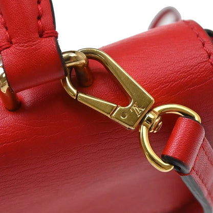 Louis Vuitton Locky Monogram Canvas with Leather, Brown, Canvas, Handbag
