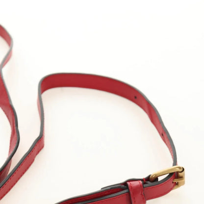 Gucci GG Marmont Vanity Matelasse Leather, Red, Leather, Backpack