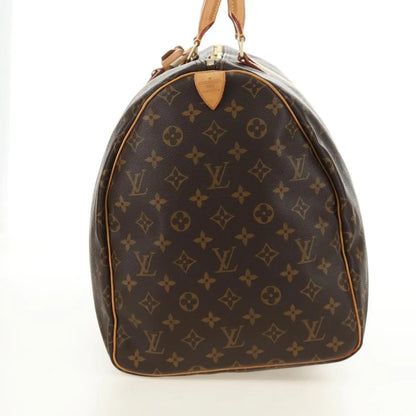 Louis Vuitton Keepall Monogram Canvas, Brown, Canvas, Travel Bag