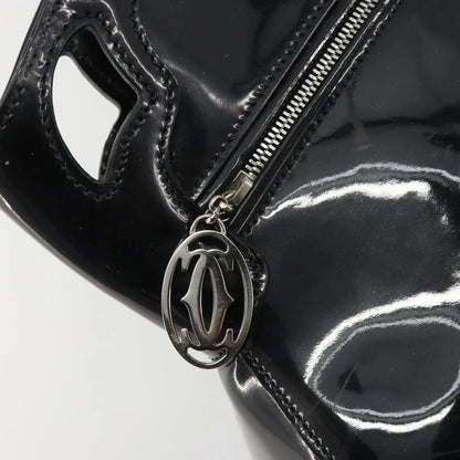 Cartier Marcello Patent leather, Black, Patent Leather, Handbag