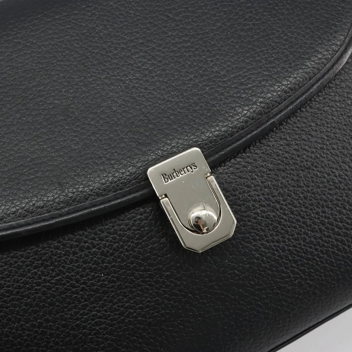 Burberry Vintage Leather, Black, Leather, Handbag