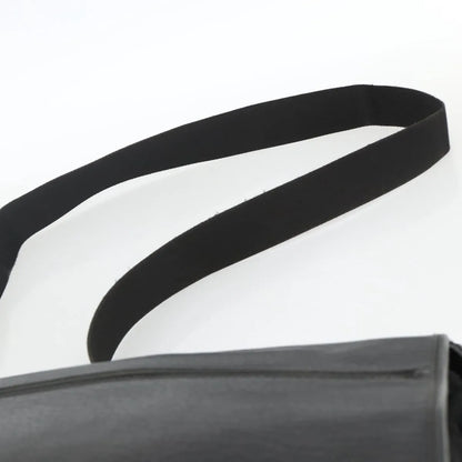 Salvatore Ferragamo Vintage Leather, Black, Nylon, Shoulder Bag