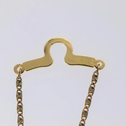 Christian Dior CD Pendant Metal, Gold, Gold Plated, Necklace
