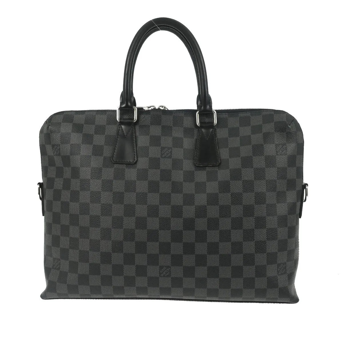 Louis Vuitton Porte-Documents Jour Damier Graphite, Gray, Canvas, Briefcase