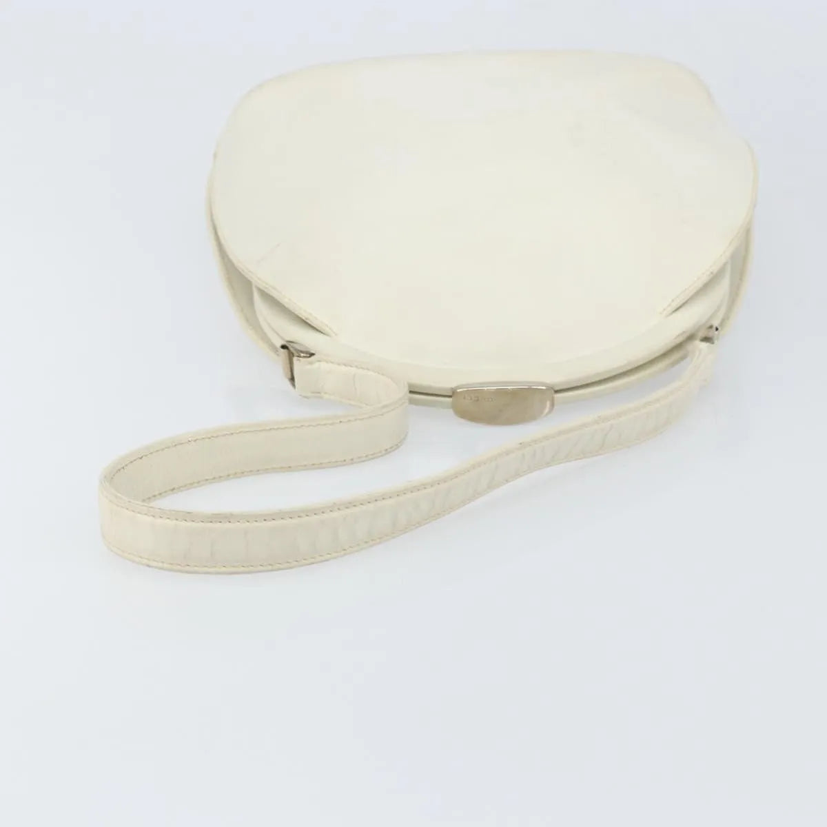Gucci Vintage Leather, White, Leather, Handbag