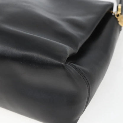 Gucci Vintage Leather, Black, Leather, Handbag