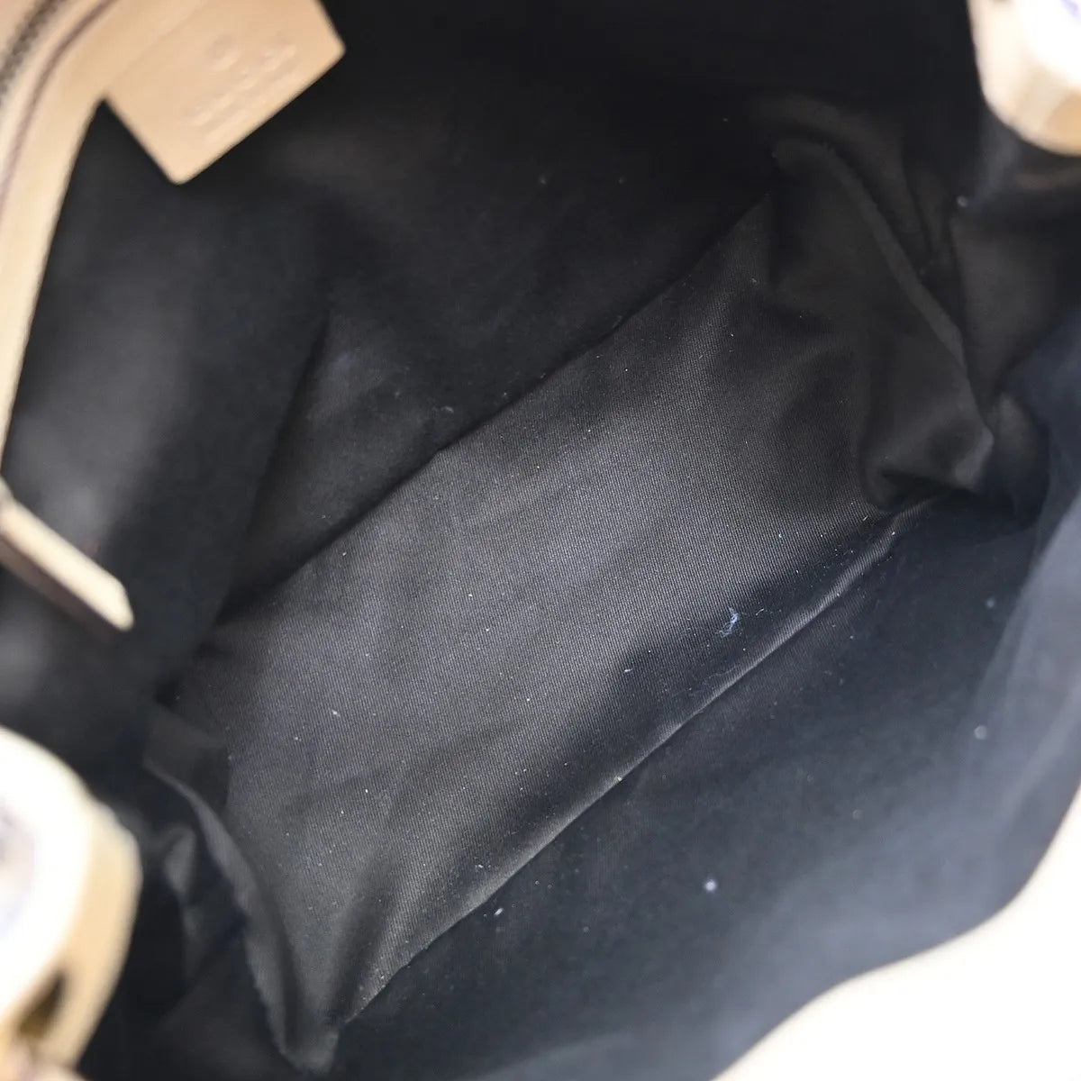 Gucci Miss GG Tote GG Canvas with Leather, Beige, Canvas, Handbag