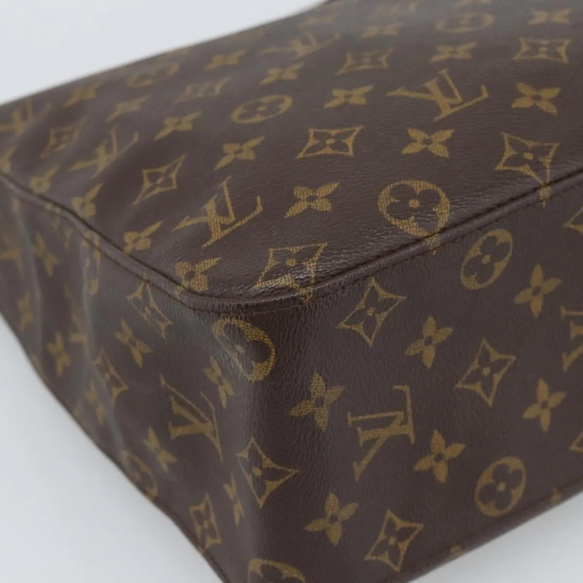 Louis Vuitton Looping Monogram Canvas, Brown, Canvas, Handbag