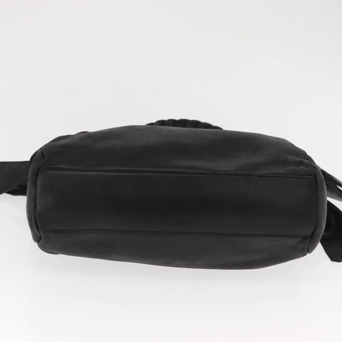 Salvatore Ferragamo Vintage Leather, Black, Leather, Tote Bag