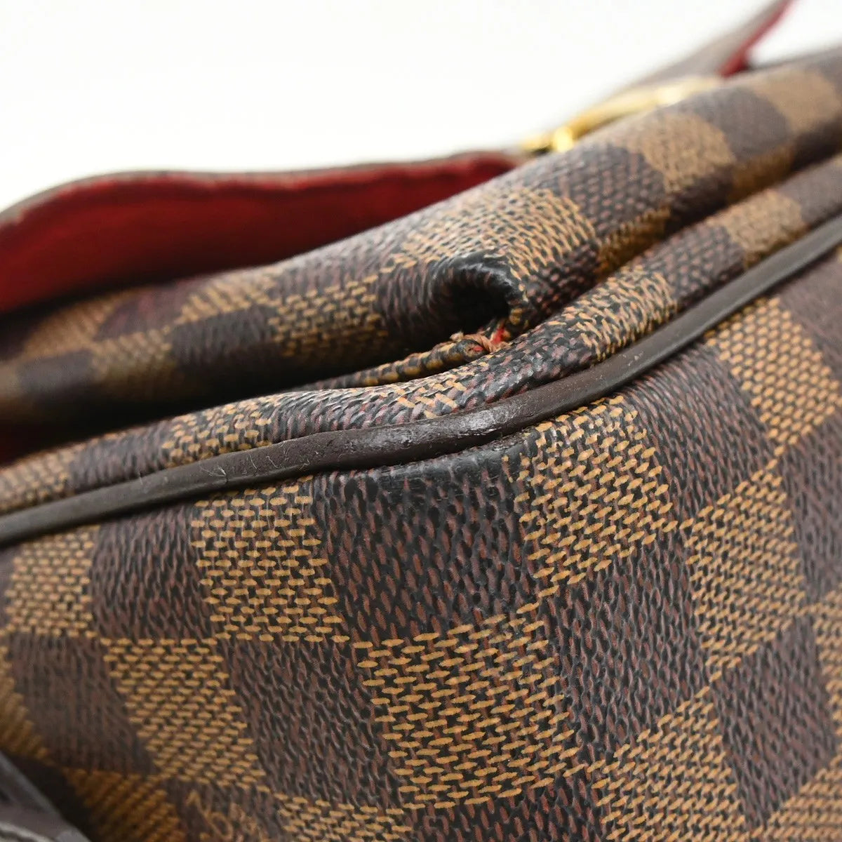 Louis Vuitton Ravello Damier Ebene, Brown, Canvas, Shoulder Bag