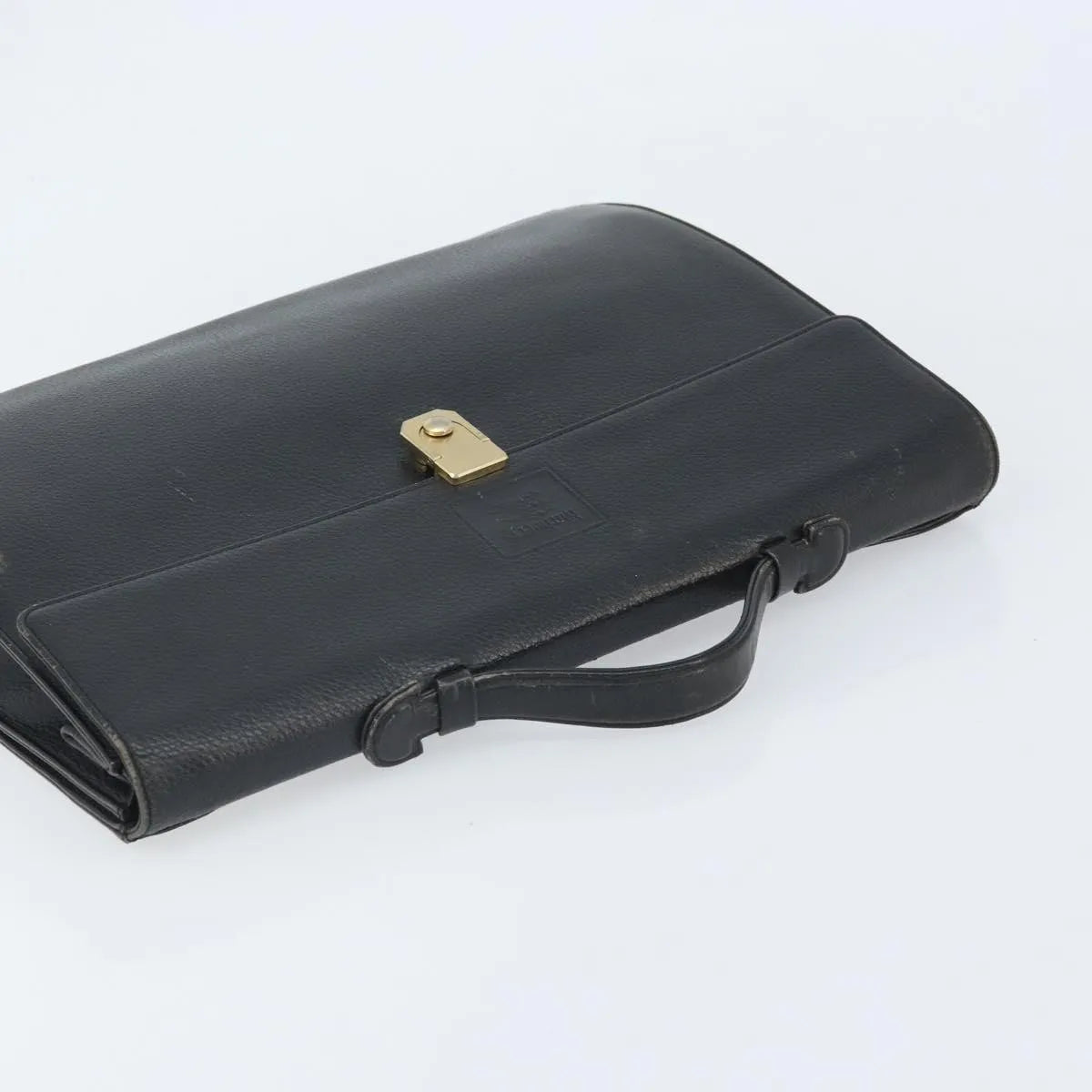 Burberry Vintage Leather, Black, Leather, Briefcase