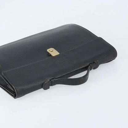 Burberry Vintage Leather, Black, Leather, Briefcase