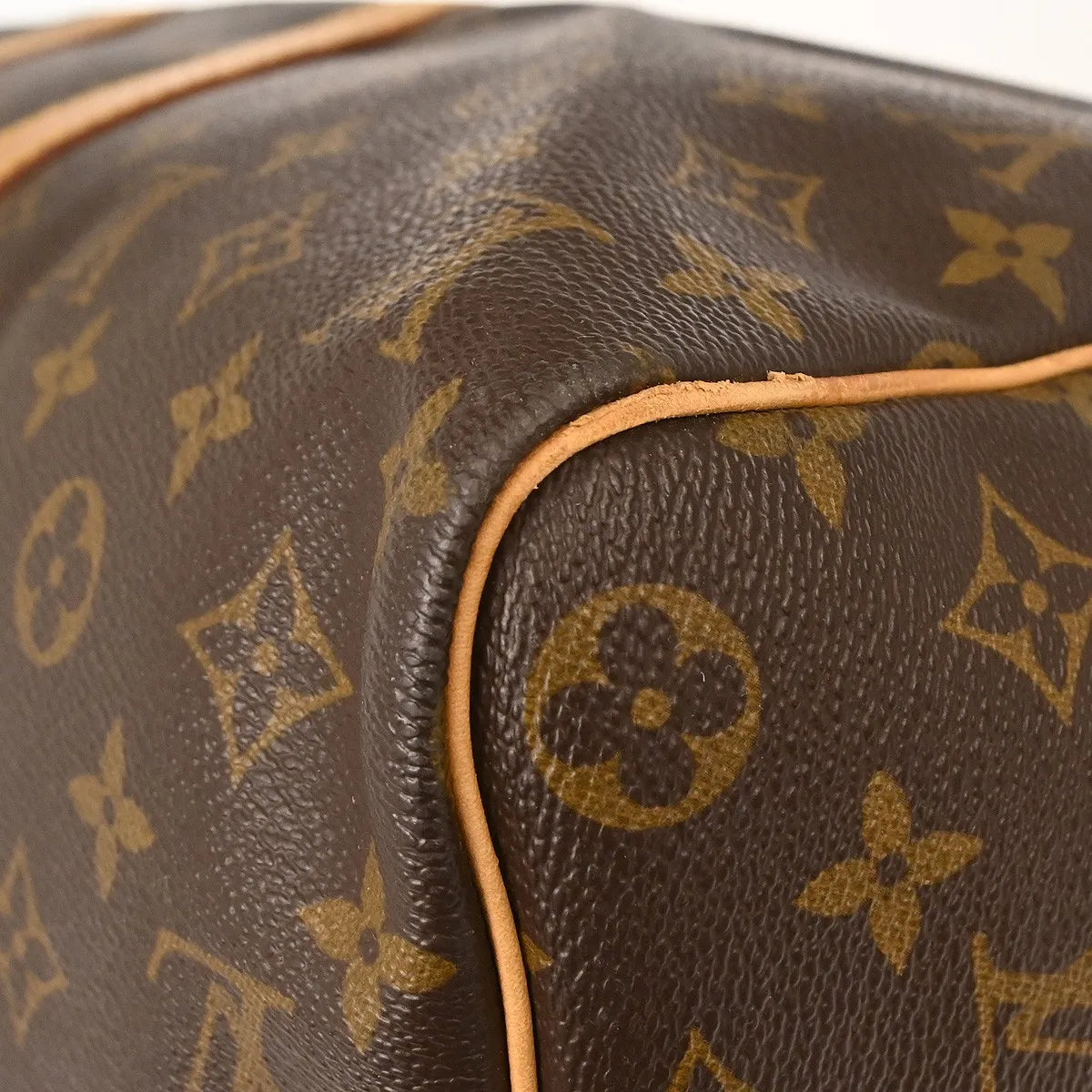 Louis Vuitton Keepall Monogram, Brown, Canvas, Handbag