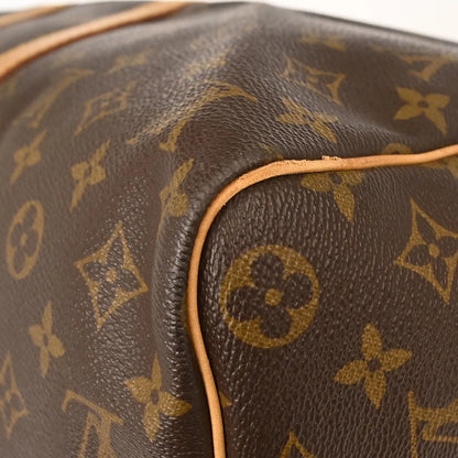 Louis Vuitton Keepall Monogram, Brown, Canvas, Handbag