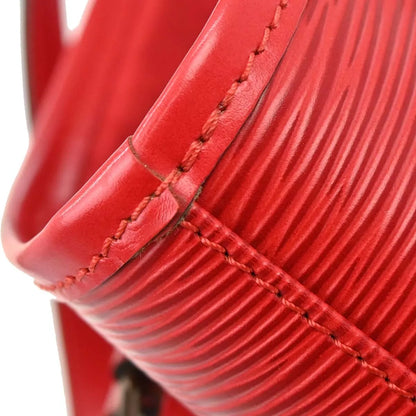 Louis Vuitton Bucket Epi Leather, Red, Leather, Tote Bag