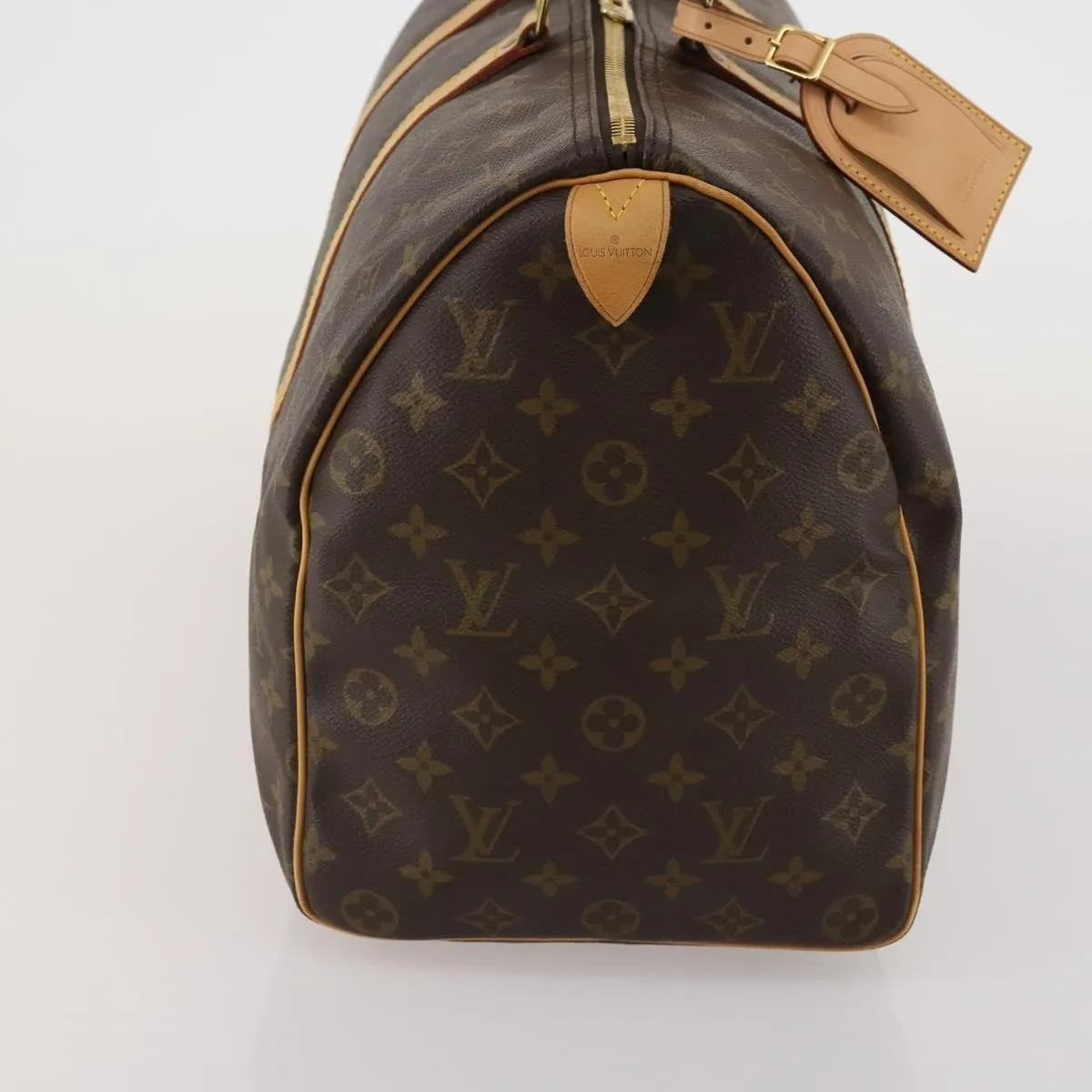 Louis Vuitton Keepall Monogram Canvas, Brown, Canvas, Travel Bag