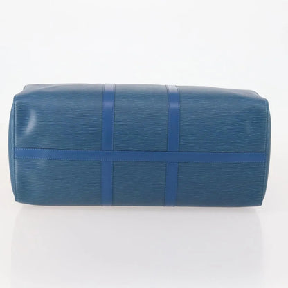 Louis Vuitton Keepall Epi Leather, Blue, Leather, Travel Bag