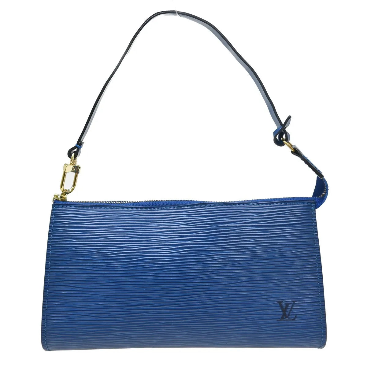 Louis Vuitton Pochette Accessoires Epi Leather, Blue, Leather, Clutch