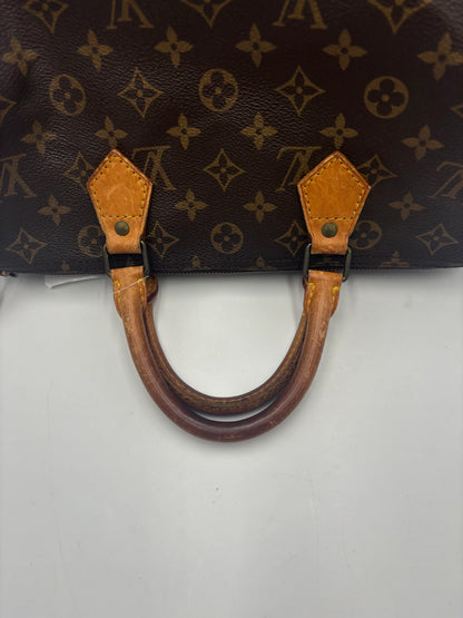 Louis Vuitton Speedy Monogram Canvas, Brown, Canvas, Handbag