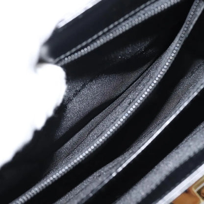 Salvatore Ferragamo Convertible Top Handle Leather, Black, Leather, Handbag