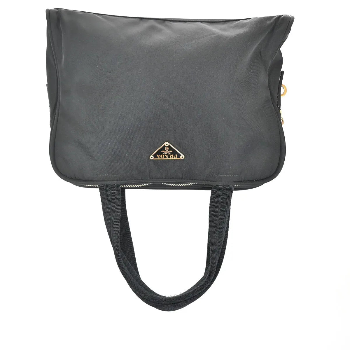 Prada Vintage Tessuto, Black, Nylon, Handbag