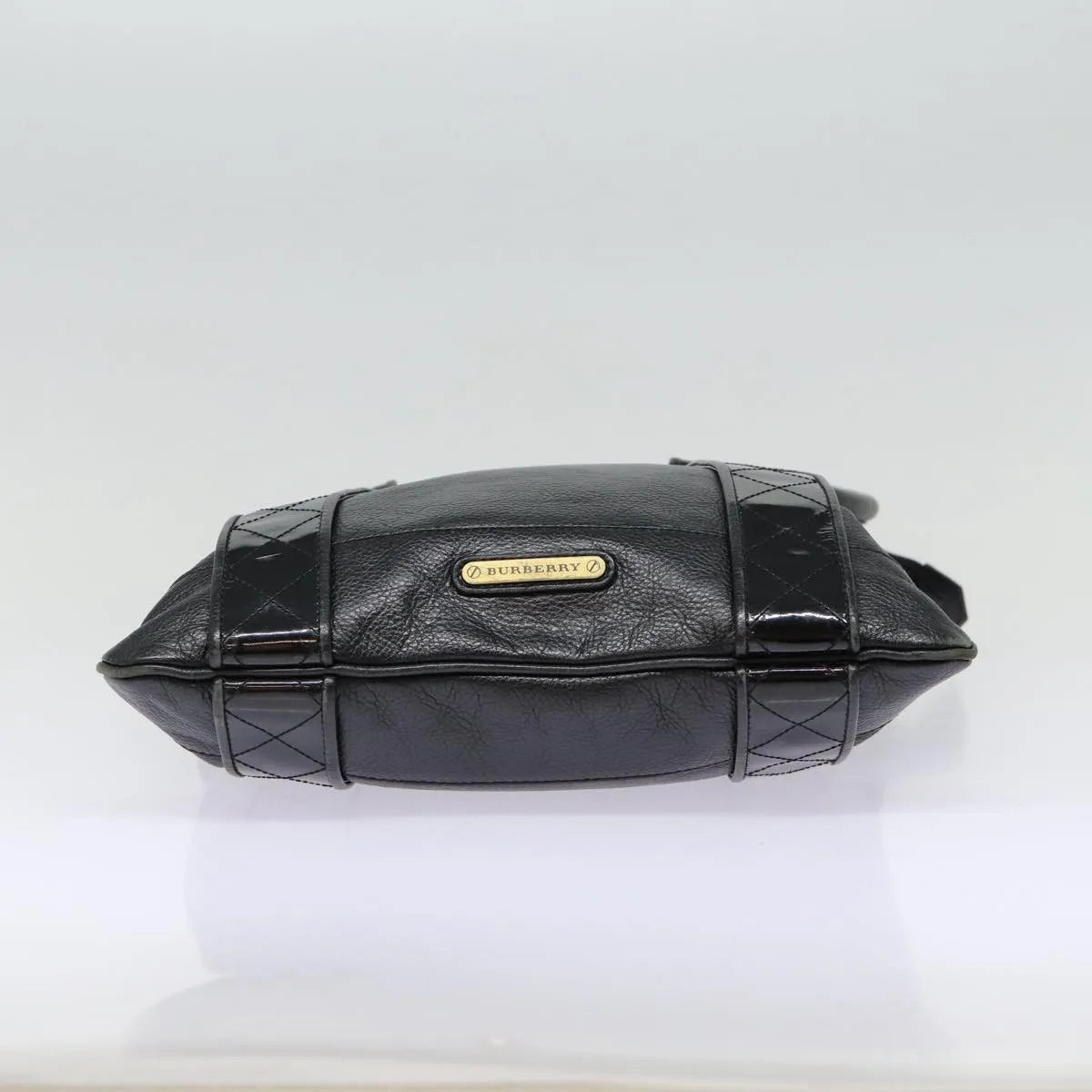 Burberry Vintage Leather, Black, Leather, Shoulder Bag