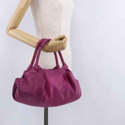 Loewe Anagram Logo Nappa Aire Hand Leather, Pink, Leather, Handbag