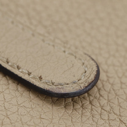 Hermes Dogon Recto Verso Leather, Beige, Leather, Wallet