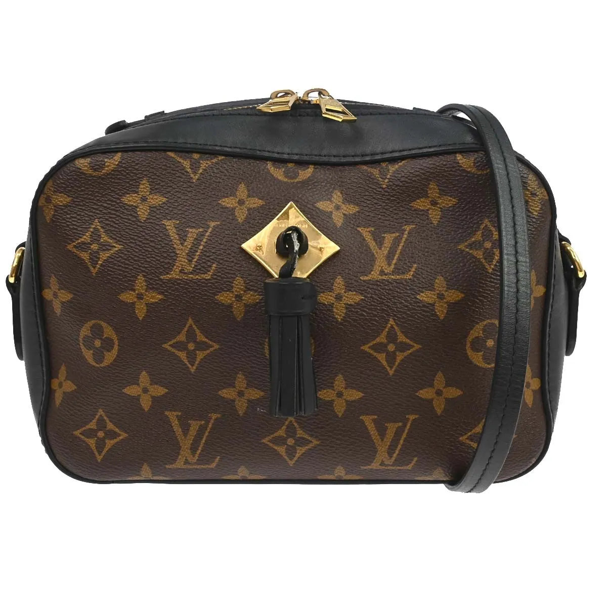 Louis Vuitton Saintonge Monogram Canvas with Leather, Brown, Canvas, Shoulder Bag